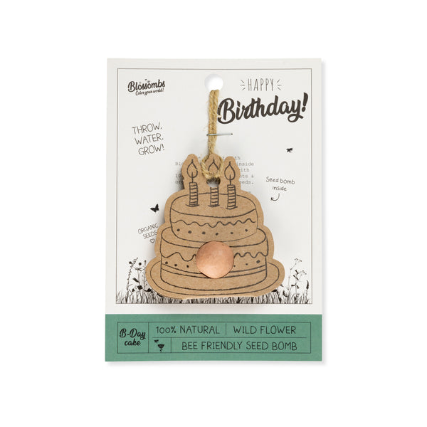 Kvetinová bomba - Happy Birthday Cake (1 ks)