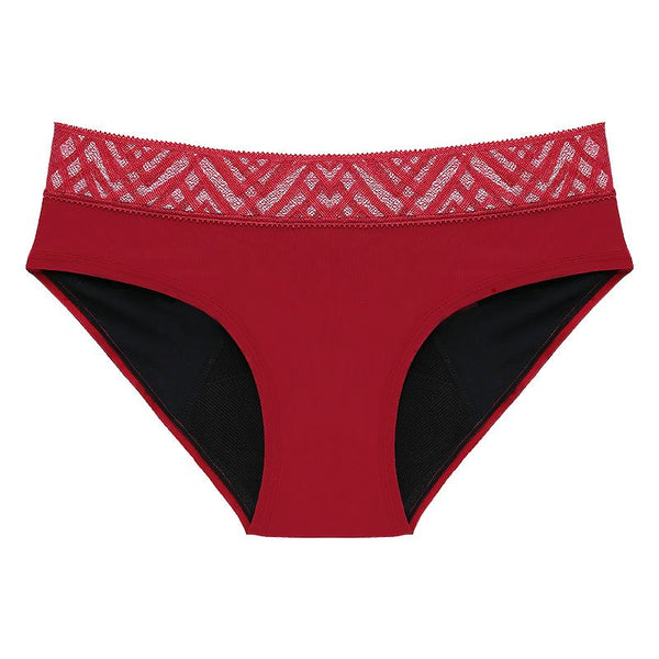Pinke Welle Menštruačné nohavičky "Sea" Red - Silná menštruácia - XL - II. kvalita