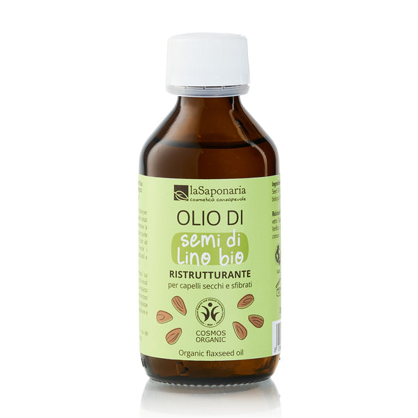 laSaponaria Za studena lisovaný ľanový olej na vlasy <tc>BIO</tc> (100 ml)