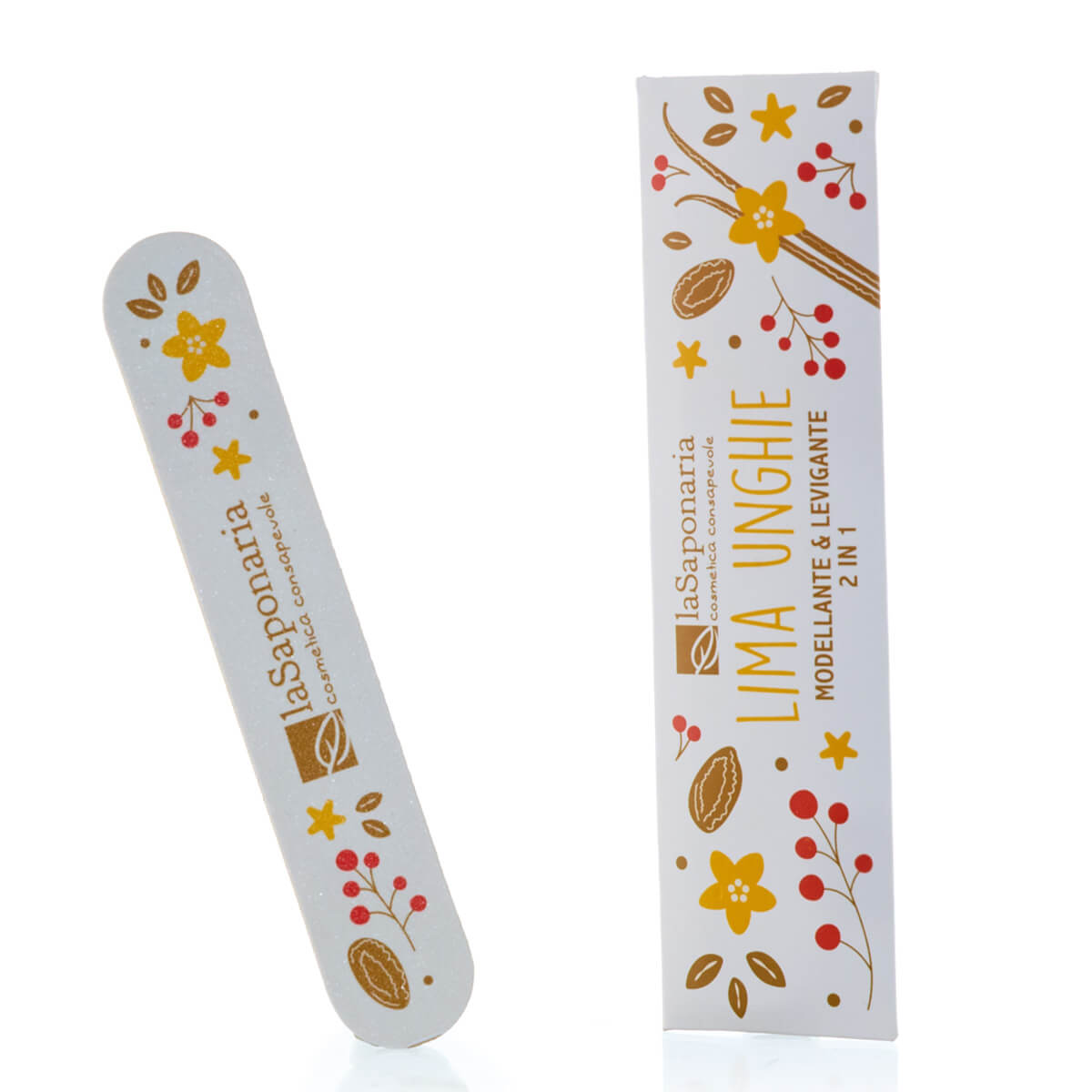 laSaponaria Pilník na nehty oboustranný s dřevěným jádrem - Sweet Cuddles