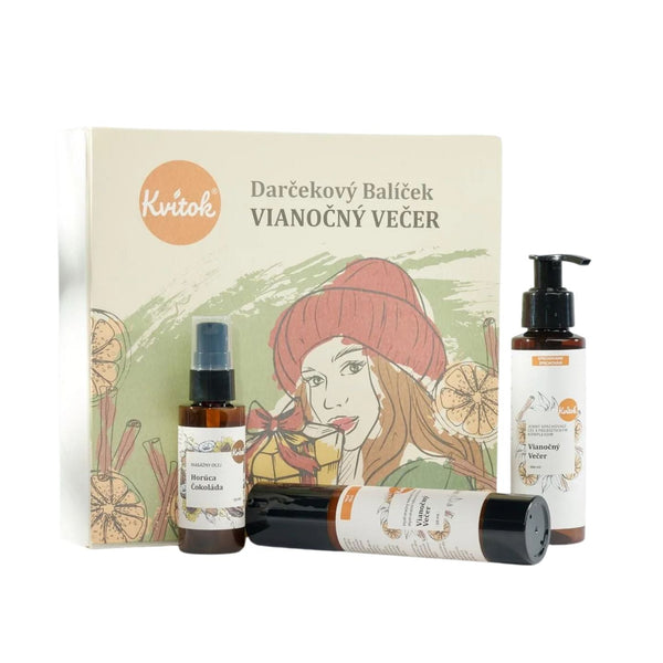 Kozmetický darčekový balíček Kvitok Vianočný večer