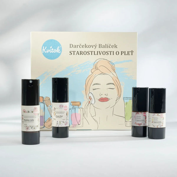 Kvitok Dárkový kosmetický balíček Péče o pleť 30+