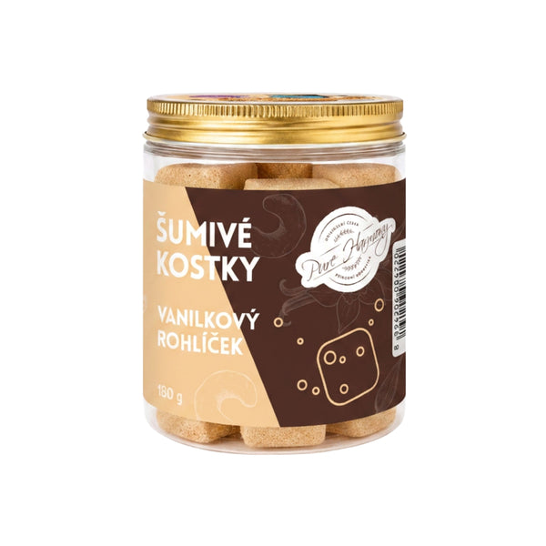 Pure Harmony Šumivé kostky do koupele Vanilkový rohlíček (180 g)