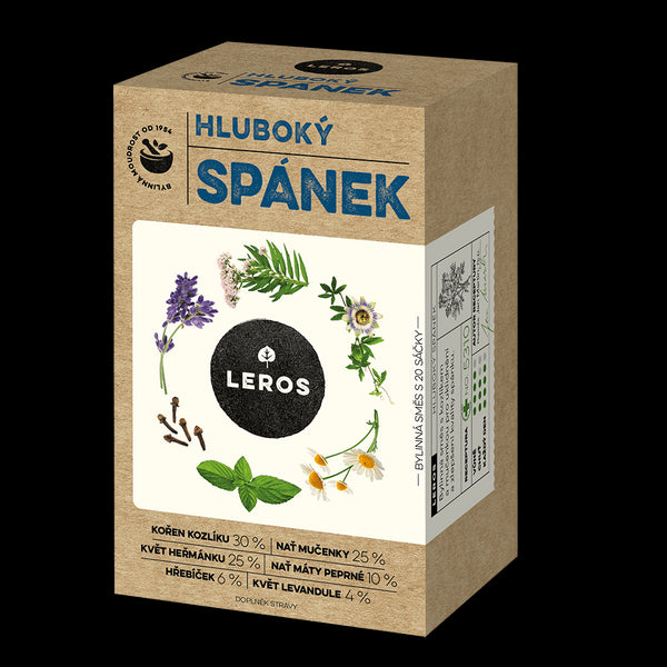 LEROS Bylinný čaj Hluboký spánek - nálev. sáčky (20 x 1 g) - pošk. obal