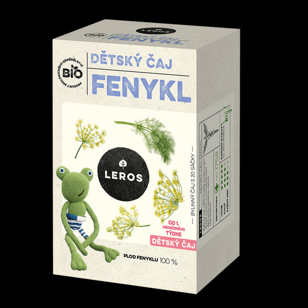 LEROS Dětský čaj Fenykl BIO - nálev. sáčky (20 x 1,5 g)