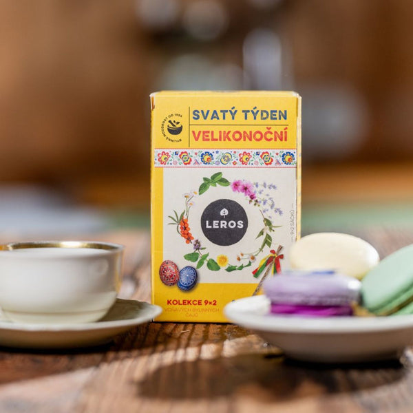 LEROS Sada bylinných čajů Svatý týden velikonoční - nálev. sáčky (9 x 2 ks)