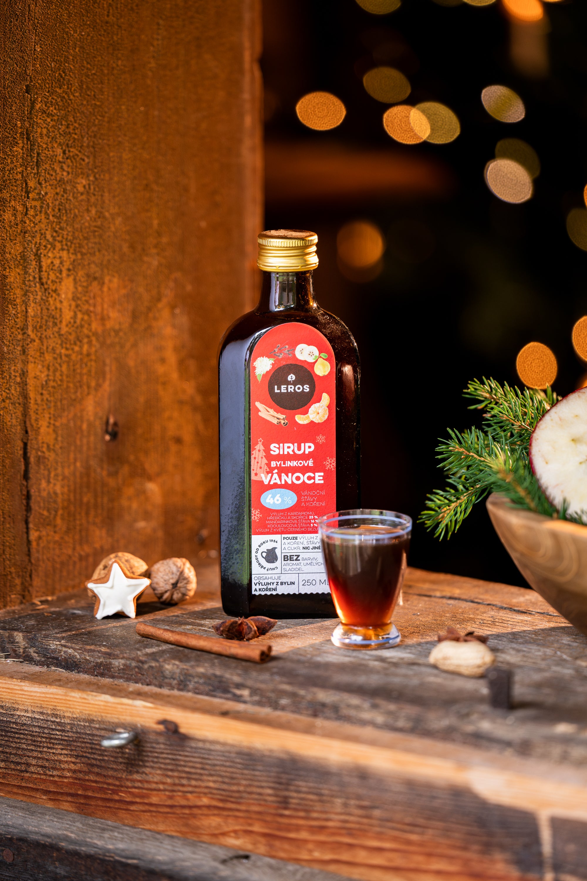 LEROS Sirup Bylinkové Vánoce (250 ml)