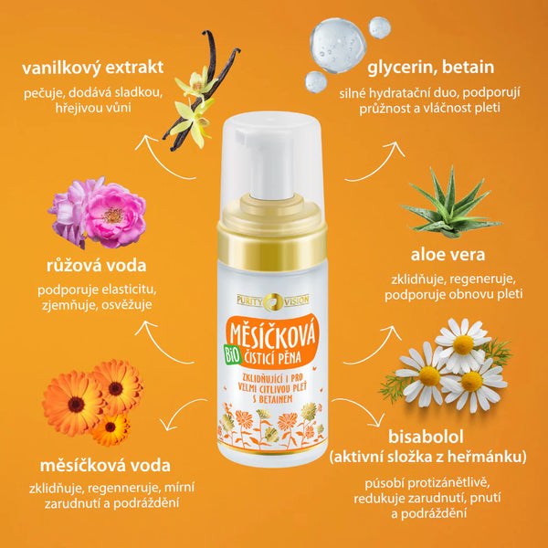 Purity Vision Měsíčková čisticí pěna (90 ml)