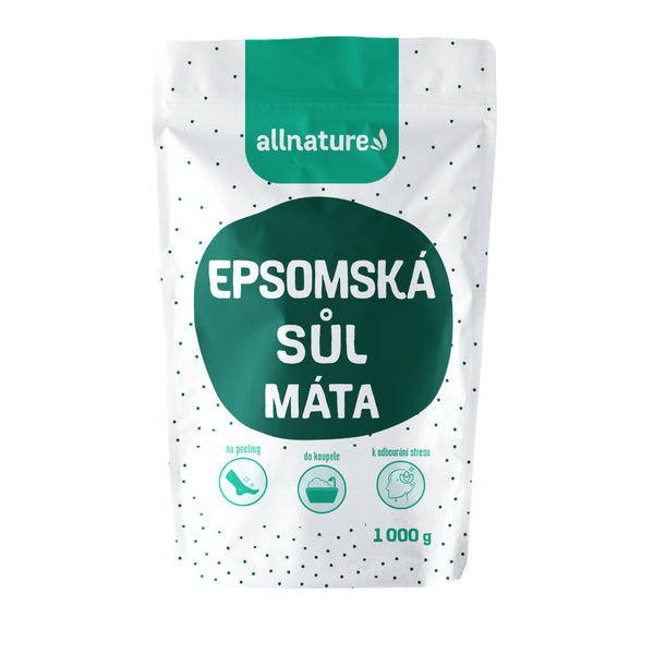 Allnature Epsomská soľ mäta (1 kg)