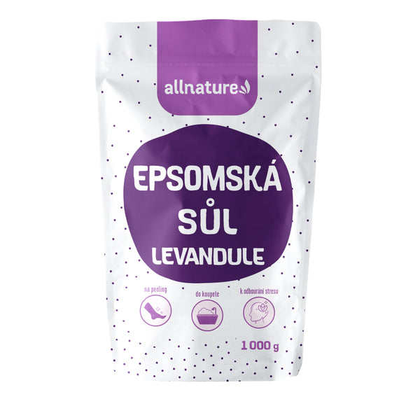 Allnature Epsomská soľ Levanduľa
