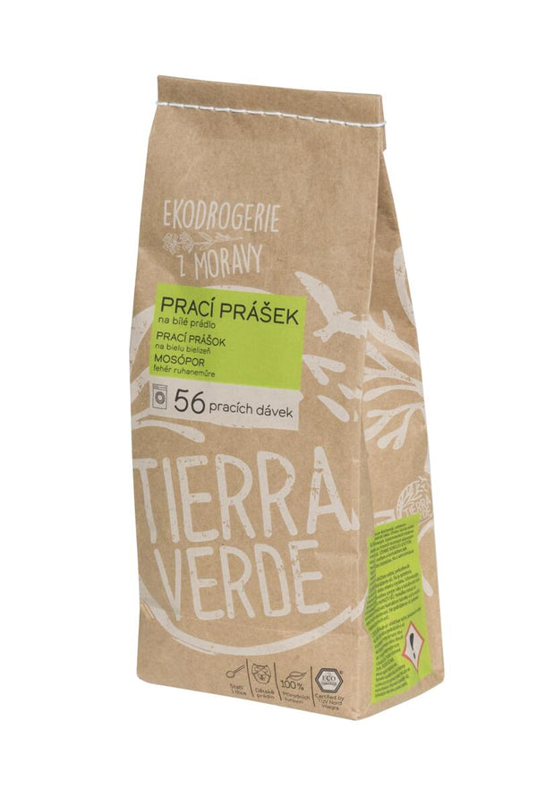 Tierra Verde Prací prášok na bielu bielizeň a látkové plienky - INNOVATION