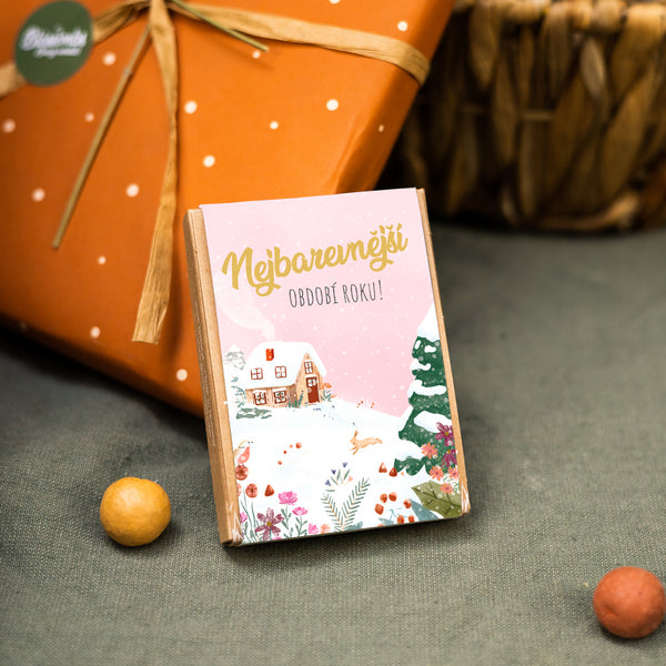 Blossombs Semínkové bomby - Dárková sada mini - Nejbarevnější období (4 ks)