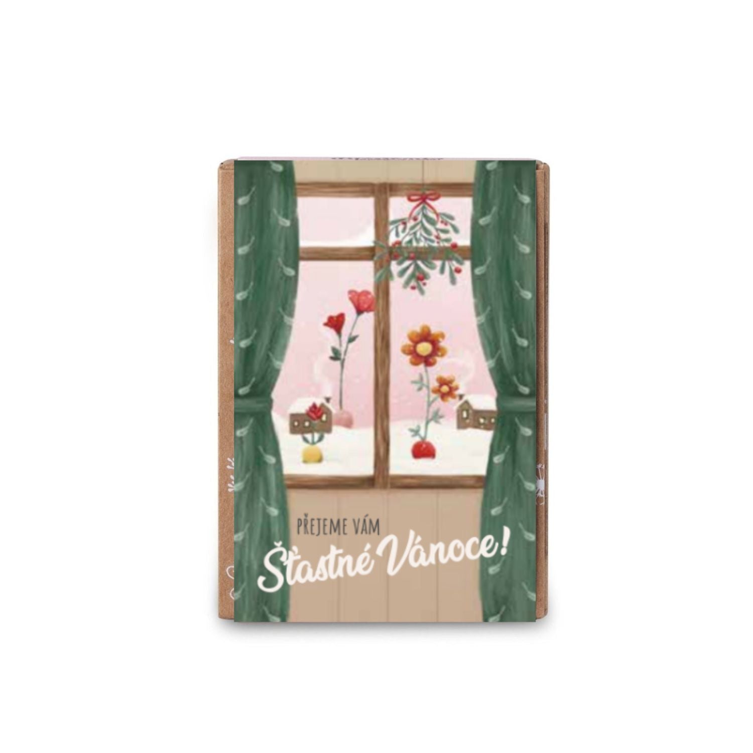 Blossombs Semínkové bomby - Dárková sada mini - Šťastné Vánoce (4 ks)