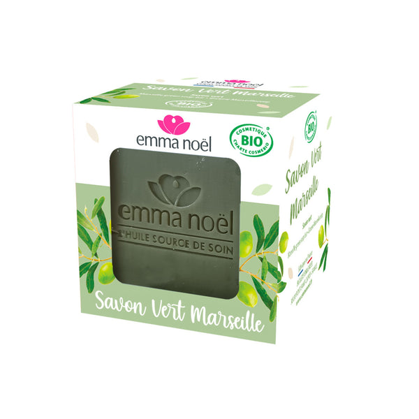 Emma Noël Marseillské mýdlo s olivovým olejem a jílem BIO (400 g)