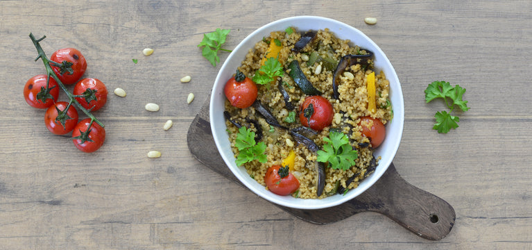 Kuskus s grilovanou zeleninou