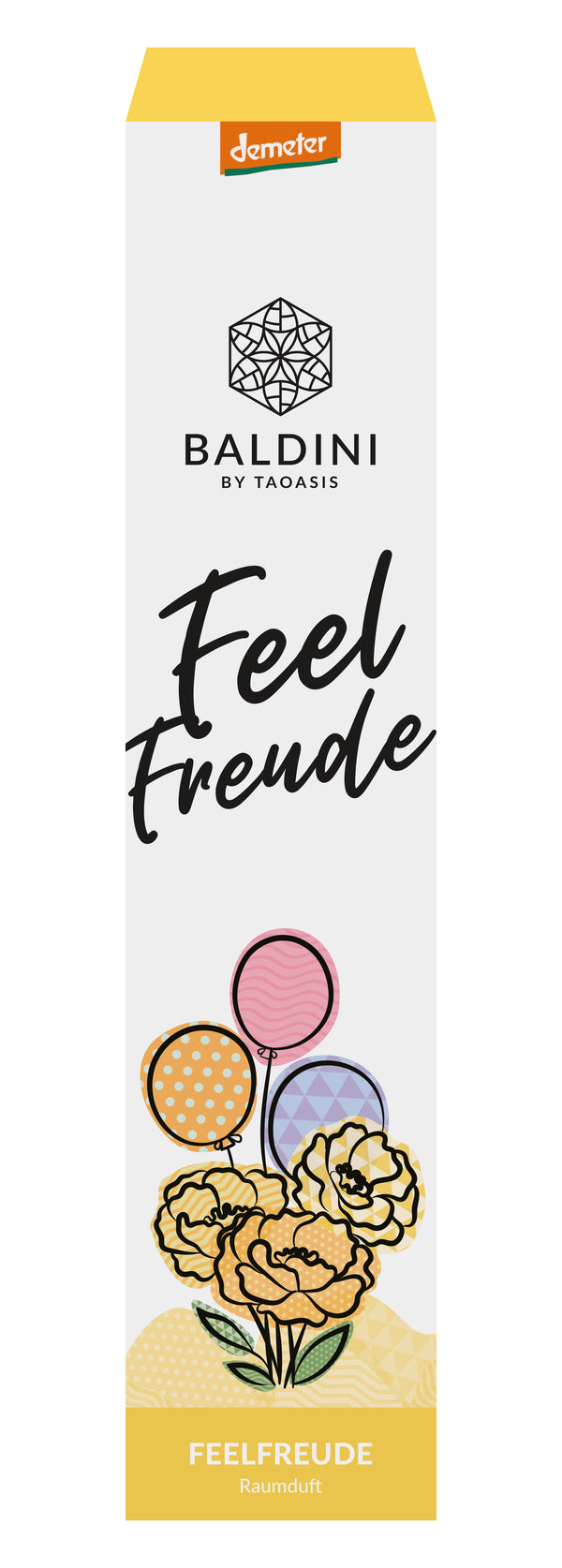 TAOASIS Baldini Aroma difuzér s tyčinkami FeelJoy BIO (50 ml)