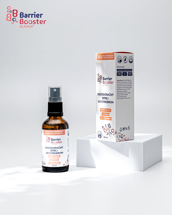 Kvitok Barrier Booster Deodorant ve spreji se stříbrem (50 ml)