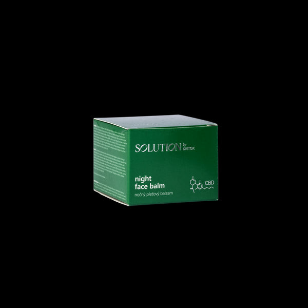 Konopný pleťový krém Kvitok Solution - nočný (30 ml)