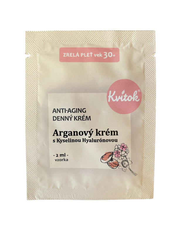 Kvitok Denný arganový krém pre zrelú pleť 30+ (30 ml)