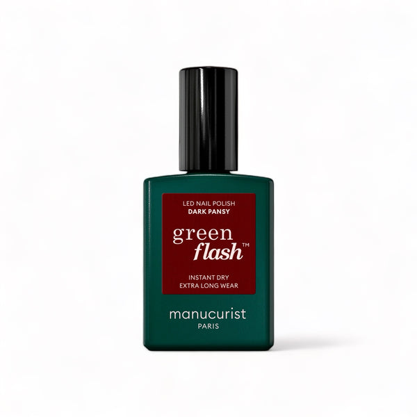 Manucurist Green Flash LED gél lak na nechty - Dark Pansy (15 ml)