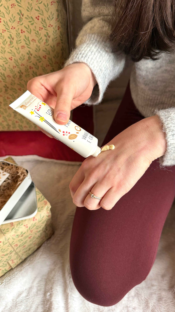 laSaponaria Dárková sada pro péči o ruce a nehty - Vanilka & Kakao