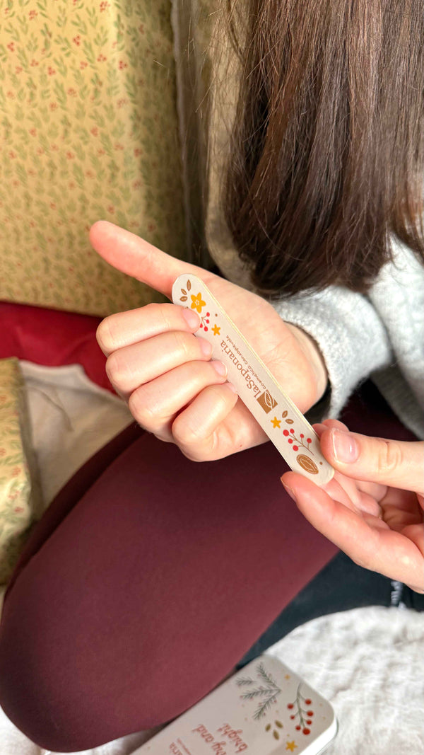 laSaponaria Dárková sada pro péči o ruce a nehty - Vanilka & Kakao