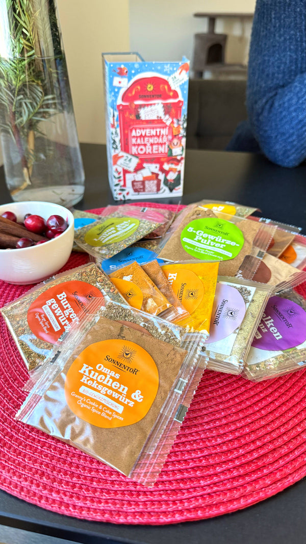 Sonnentor Adventní kalendář® koření BIO - poznávací sada (24 ks)