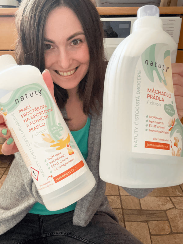 Natuty Máchadlo prádla s vůní citronu - II. jakost