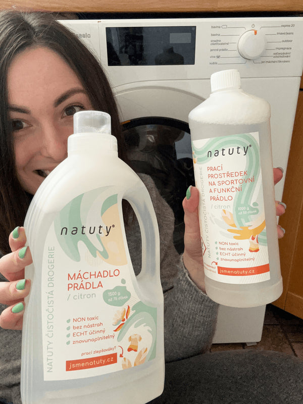 Natuty Máchadlo prádla s vůní citronu - II. jakost