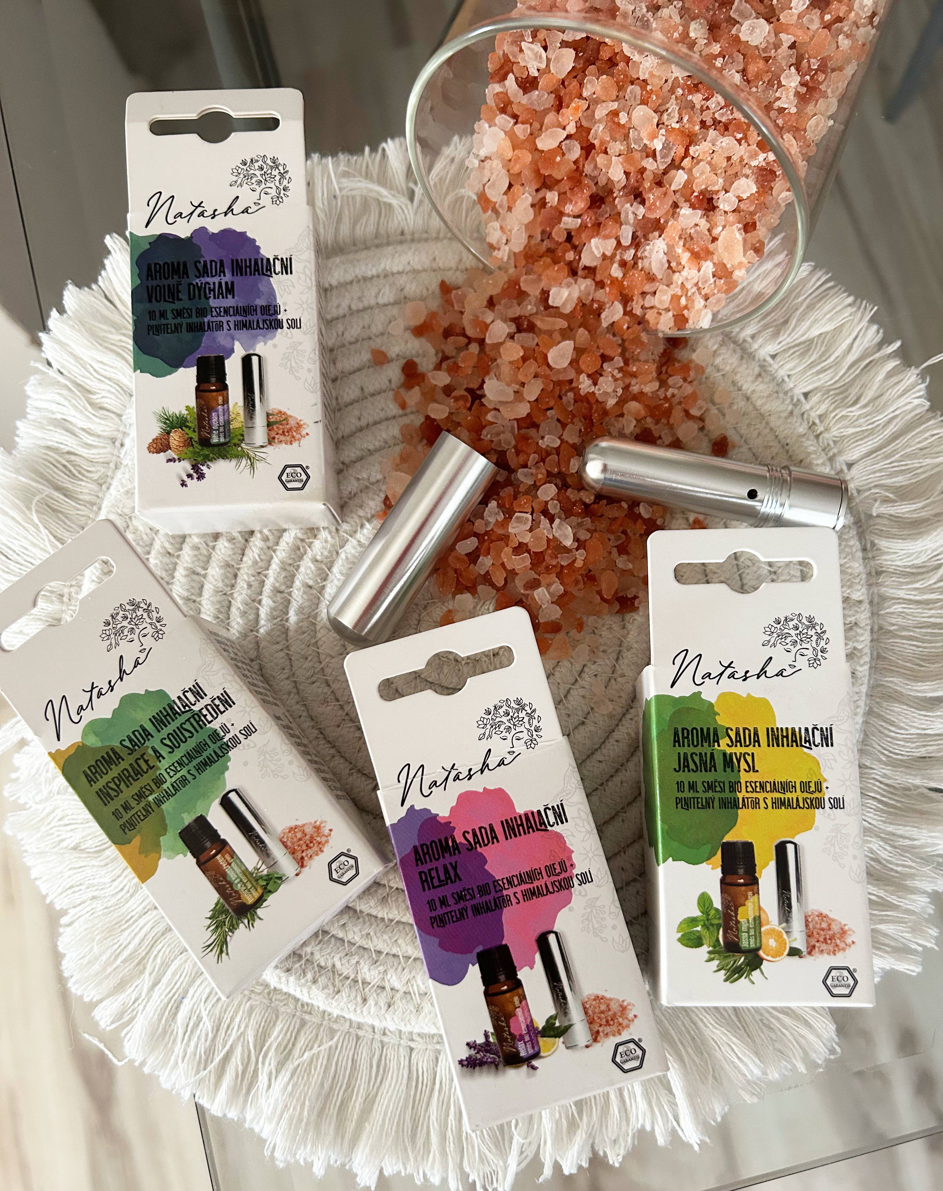 Natasha Aroma sada s inhalátorem - Volně dýchám