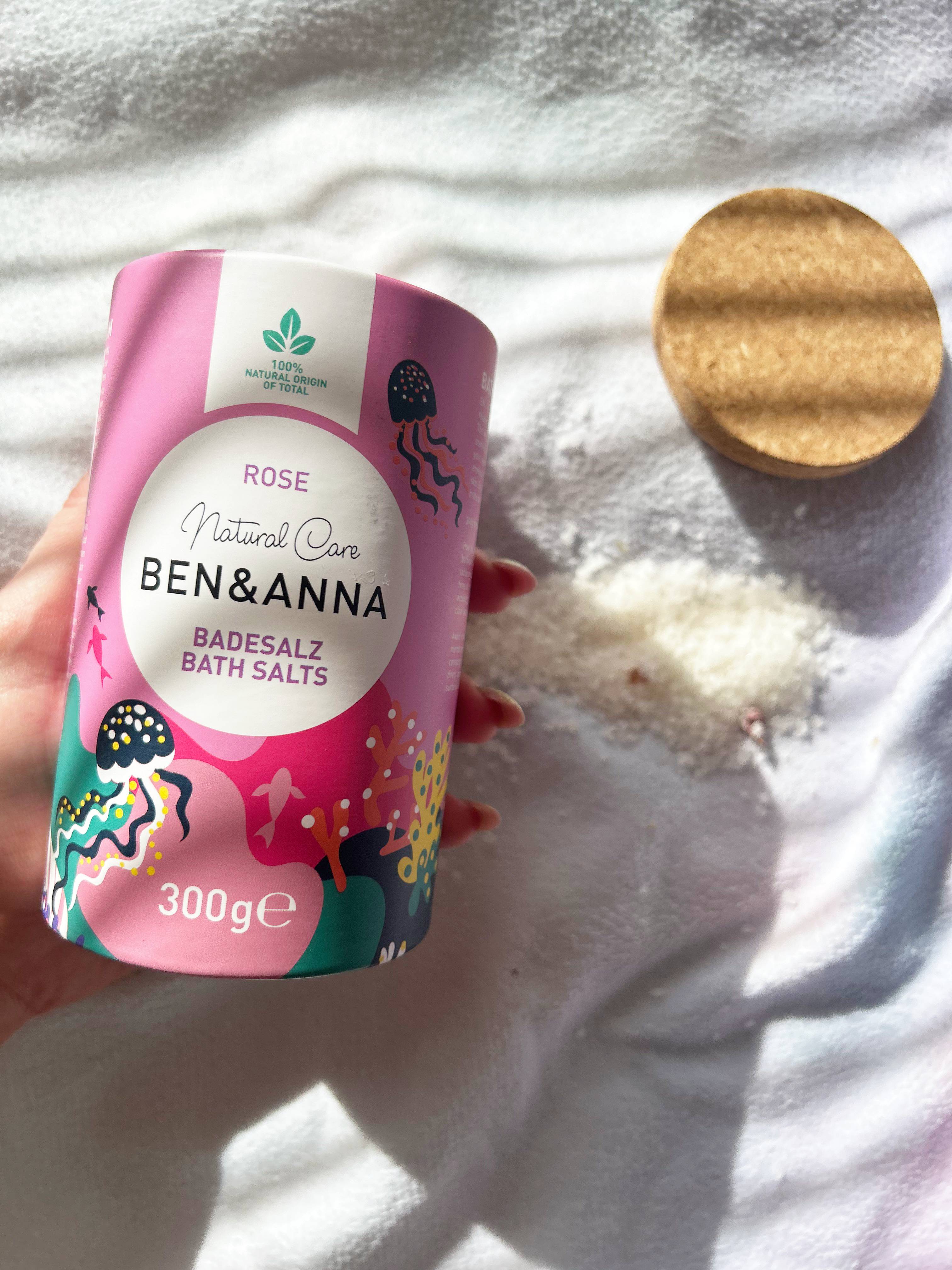 Ben & Anna Sůl do koupele - Rose (300 g)