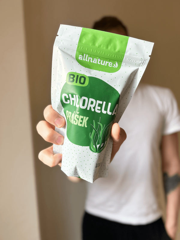 Allnature Chlorella prášok <tc>BIO</tc> (100 g)