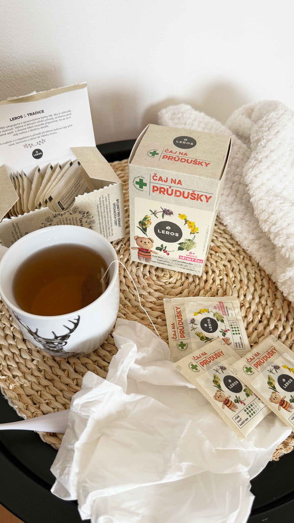 LEROS Dětský čaj na průdušky - nálev. sáčky (20 x 1,5 g)