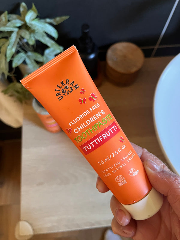 Urtekram Detská zubná pasta Tutti frutti <tc>BIO</tc> (75 ml)