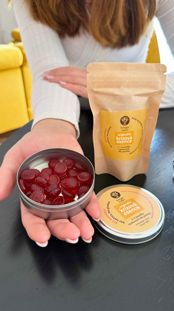 Bachova esencia Rastlinná energia - krízová esencia - pastilky (50 g)