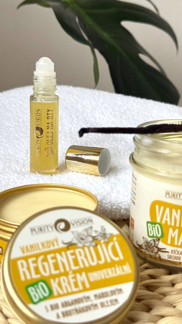 Purity Vision Vanilkový olej na pery <tc>BIO</tc> (10 ml)