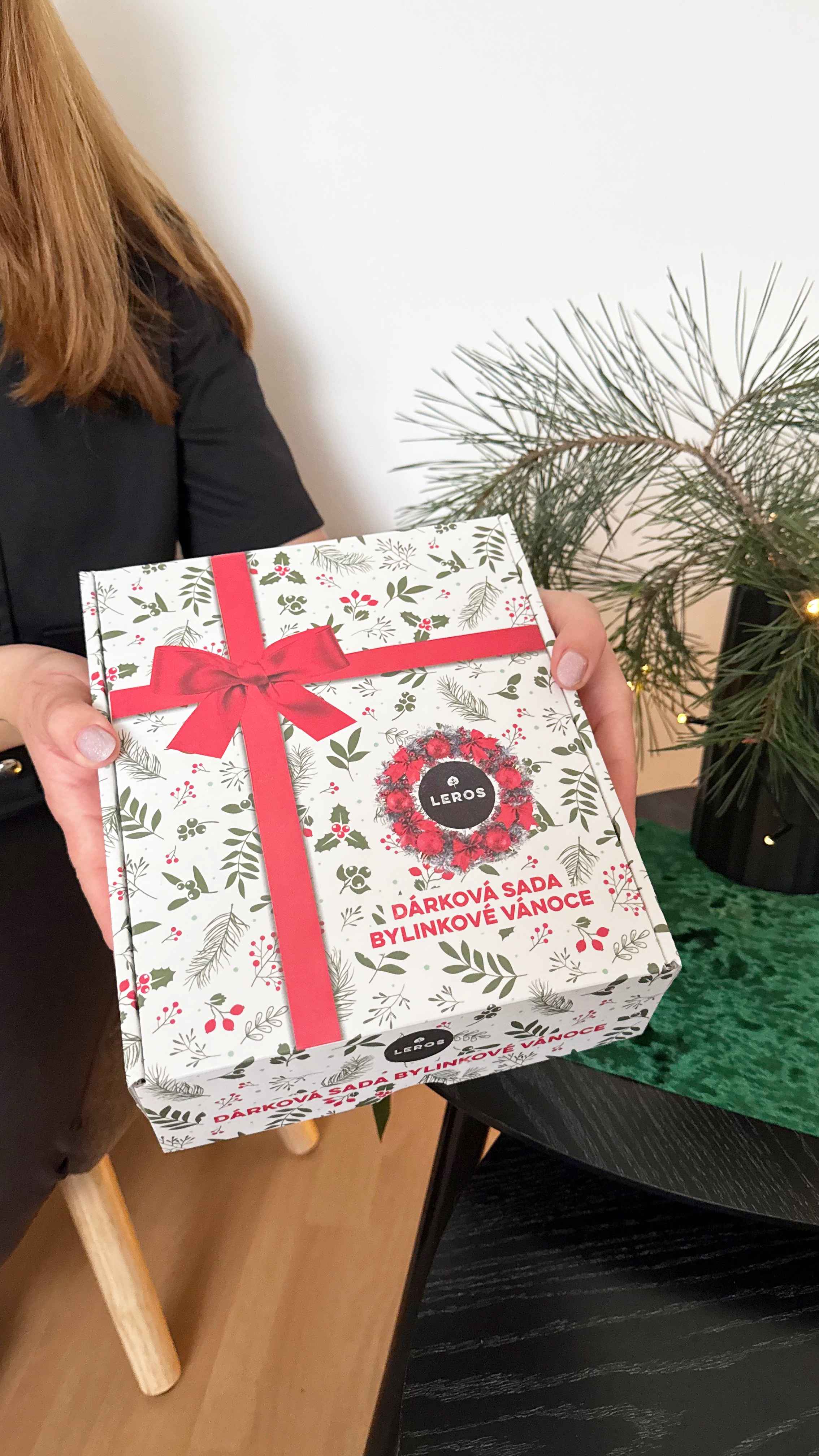 LEROS Dárková sada (3 ks) - Bylinkové Vánoce
