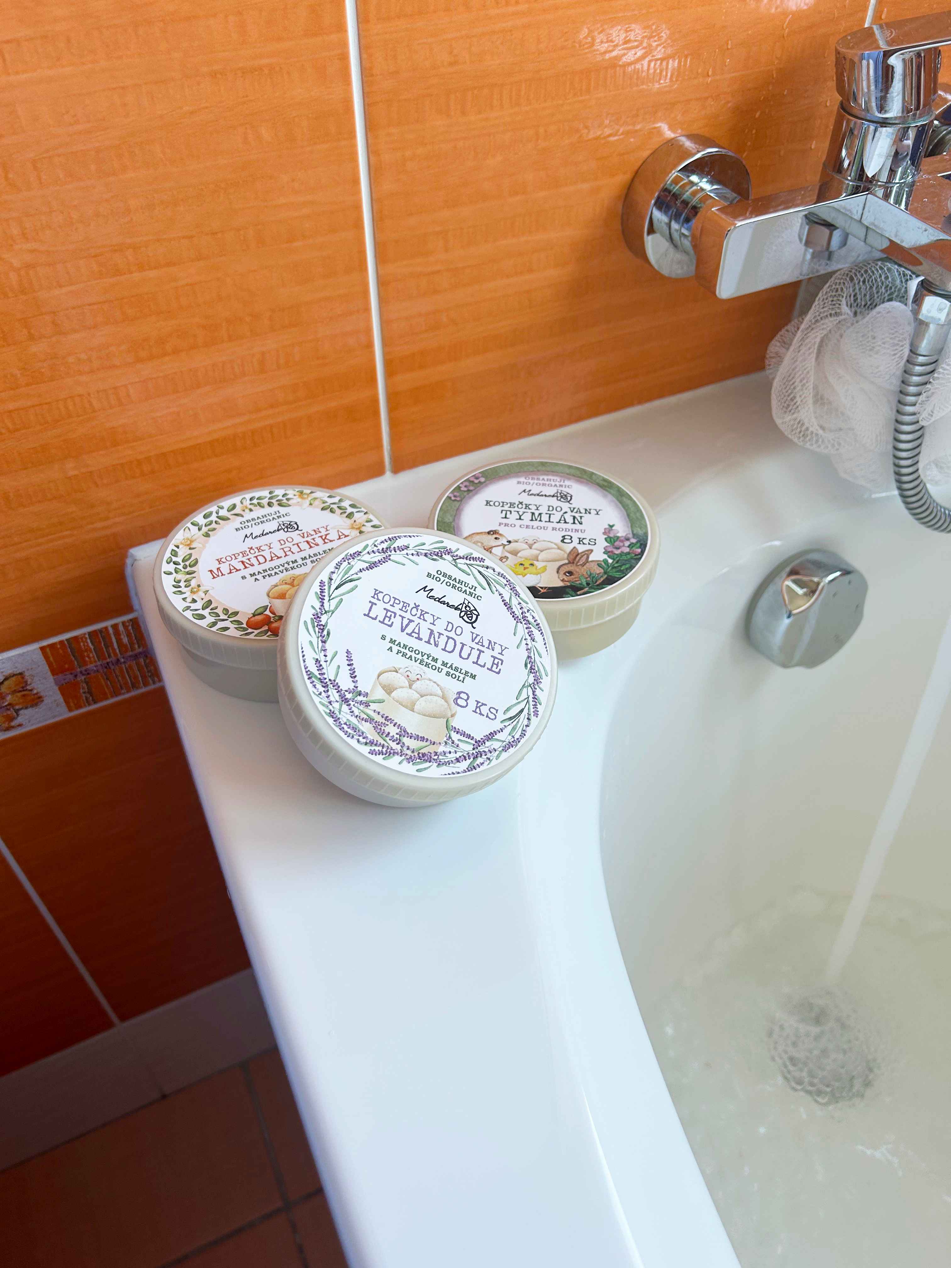 Medarek Kopečky do vany - Tymián (8 ks)