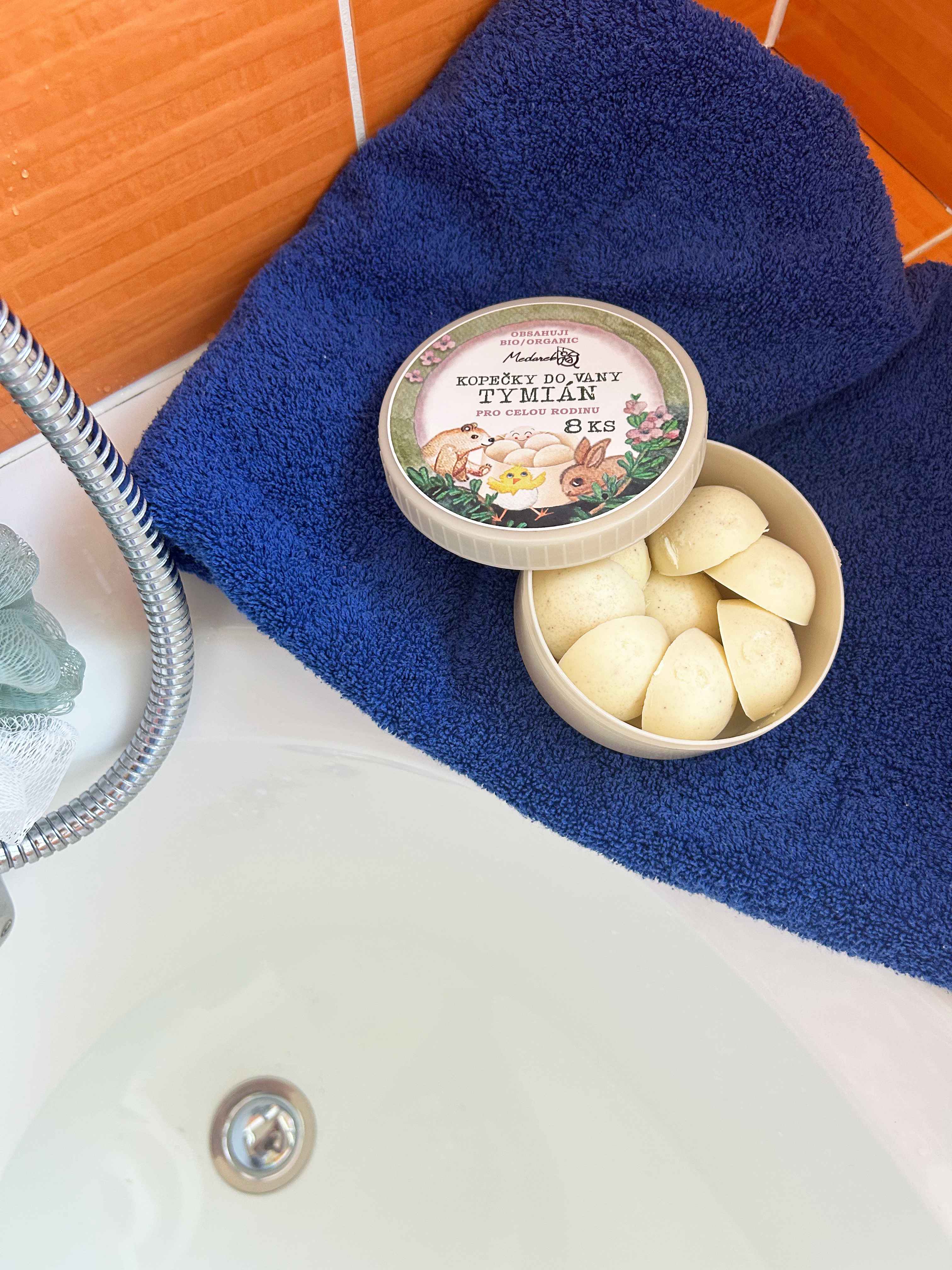 Medarek Kopečky do vany - Tymián (8 ks)