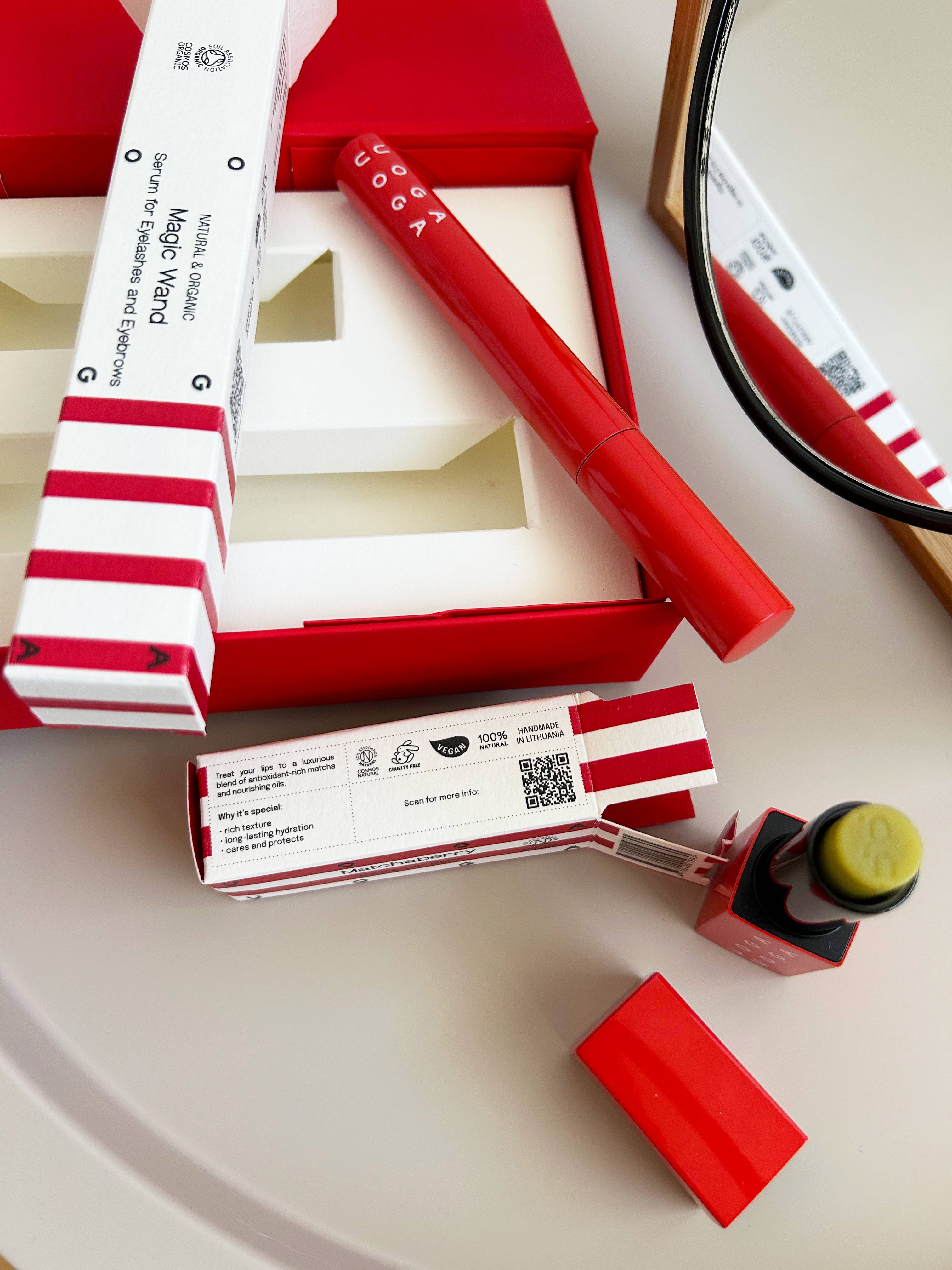 Uoga Uoga Dárková sada Intenzivní péče o rty, řasy & obočí Magic set