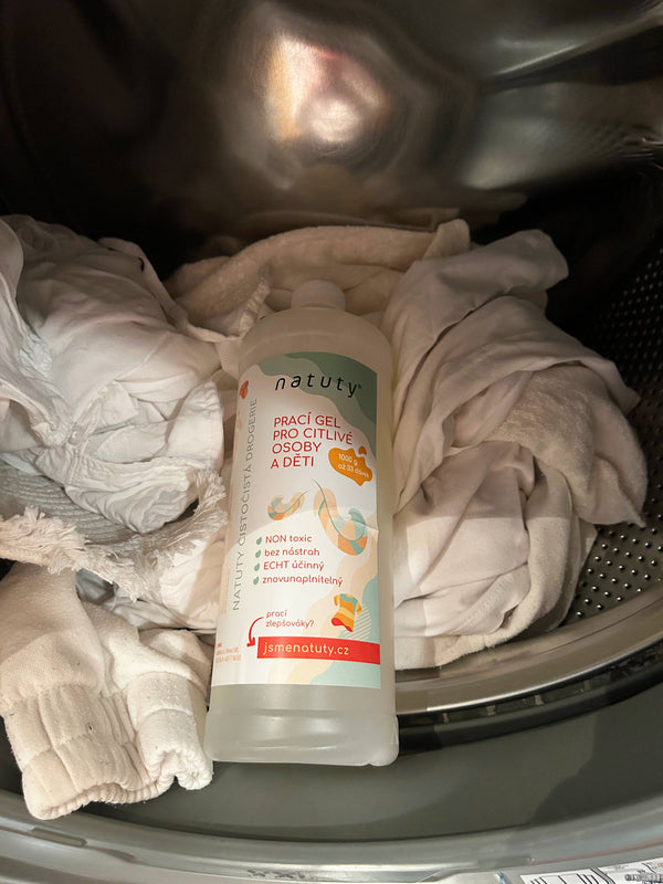 Natuty Prací gel pro citlivé osoby a děti (1 l) - pošk. obal