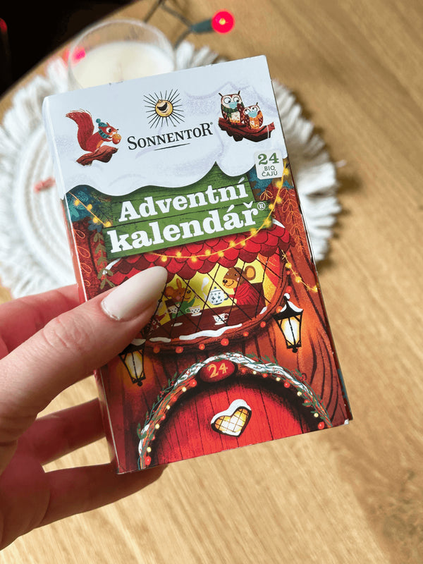 Sonnentor Adventní kalendář čajový BIO - 24 nálevových sáčků - pošk. obal