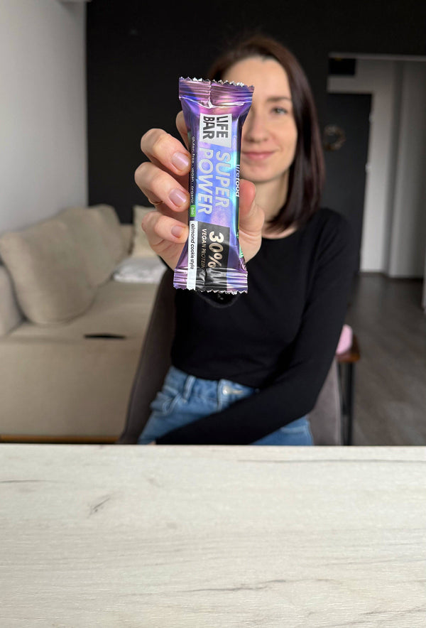 Lifefood Tyčinka Lifebar mandlová Super Power BIO (40 g)