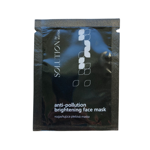 Rozjasňujúca pleťová maska Kvitok Solution Anti-pollution (30 ml)