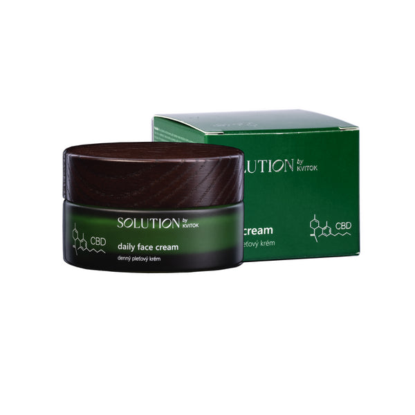 Konopný krém Kvitok Solution - denný (30 ml)