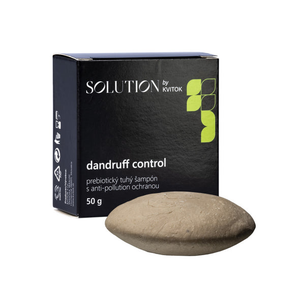 Kvitok Solution Prebiotický tuhý šampón s ochranou proti lupinám (50 g)
