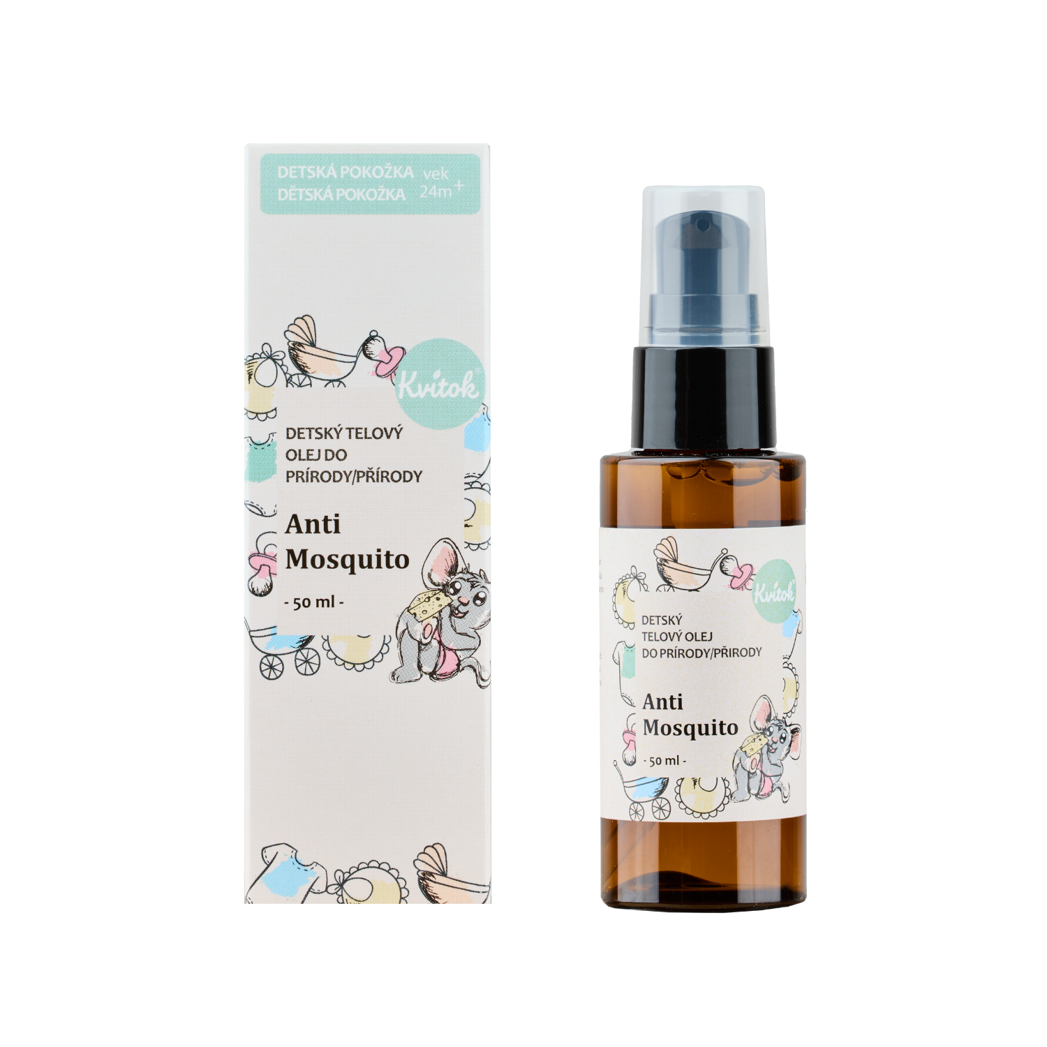Detský ochranný olej Kvitok (50 ml)