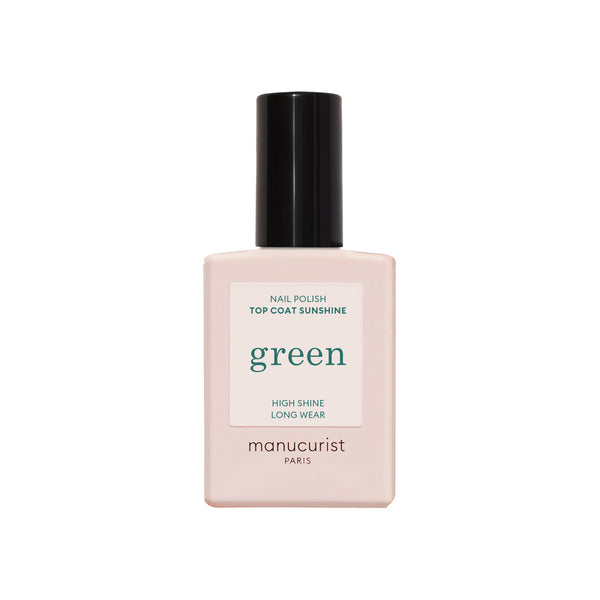 Manucurist Zelený vrchný lak na nechty - Top Coat Sunshine (15 ml)
