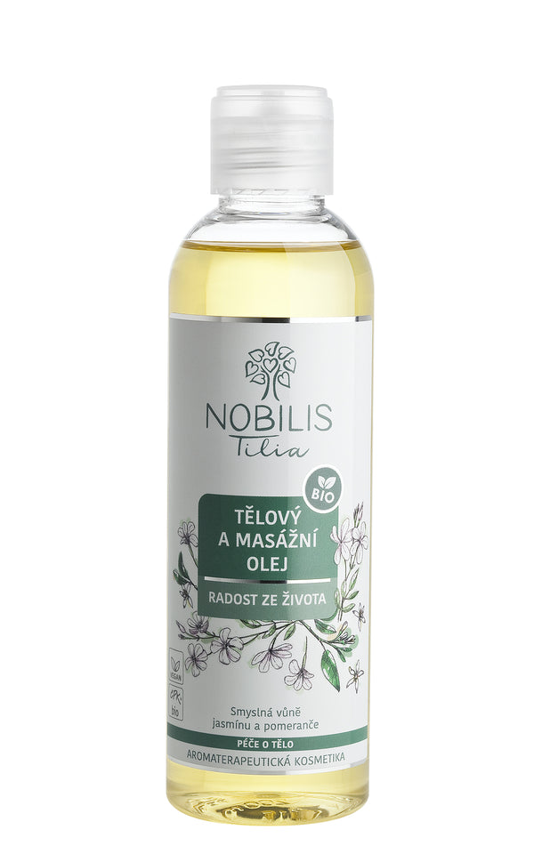 Nobilis Tilia Radosť zo života Telový a masážny olej <tc>BIO</tc> (200 ml)