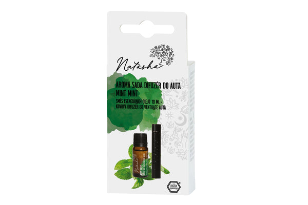 Natasha Sada Difuzér do auta + olej Mint Mint